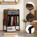 Record Player Stand With Drawer And Record Holder With Anti-toppling Kits Anti-slip Foot For Music Room, Living Room And Study_maomaolike.com