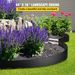 VEVOR Landscape Edging, 10 Inch Depth 60 Ft Total Length, Recycled HDPE Coiled Terrace Board, Flexible Bender Border For Landscaping, Lawn, Garden, Yard, Against Invading Weeds, Black_maomaolike.com