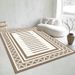 Living Room Rug,Large Rug,Oversized, Gold Leaves Design,Bedroom Rug,Soft And Thick, Machine Washable, Thickened Rug, Bedside Rug,Decorative Indoor Rug_maomaolike.com