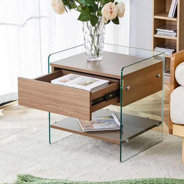 Bedside Table With Drawers_maomaolike.com