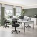 Techni Mobili Black Midback Mesh Task Office Chair With Adjustable Height And Lumbar Support_maomaolike.com