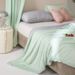 A-Class Cream Solid Cool Ice Silk Thin Air Conditioning Quilt, Washable Summer Bedroom Bed Cover
_maomaolike.com