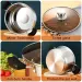 Multipurpose Stainless Steel Soup Pot: Perfect For Induction Cooking With Thick Base, Glass Lid & Elegant Design_maomaolike.com