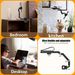 360° Rotating Car Phone Holder - Adjustable ABS Mount With Strong Suction For Dashboard, Kitchen & Bedroom, Fits All Phones_maomaolike.com