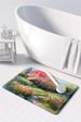 North Carolina Dogwoods In Watercolor Memory Foam Kitchen Mat Machine Washable Anti-Fatigue Mat Cushion Comfort Bath Mat Or Kitchen Rug_maomaolike.com