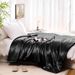 Spring And Summer Satin Thin Blanket Solid Color Air Conditioning Blanket Gifts For Women_maomaolike.com