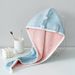 Two Color Antibacterial Fleece Water Absorbing Dry Hair Cap Towel_maomaolike.com