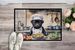 Pug The Chef Doormat Front Door Mat Indoor Outdoor Rugs For Entryway, Non Slip Washable Low Pile, 24H X 36W_maomaolike.com