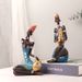 Black Man Figurine Creative European Style Exotic Sculpture Resin Craft Home Decoration_maomaolike.com