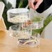 1pc Stylish & Large Capacity 3/4/5 Layers Rotating Jewelry Storage Box For Women, Transparent Desktop Organizer Dust-proof Hair_maomaolike.com