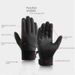 Sports Gloves Skiing Cycling Motorcycle Hiking Cycling Gloves Riding Gloves Non-slip Touch Screen Windproof Waterproof And Fleece Warm Gloves_maomaolike.com