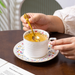 Vintage English Sweet Coffee Cup And Plate Set_maomaolike.com