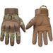 Tactical gloves Outdoor riding sunscreen gloves Rubber protection anti-slip wear resistant five-finger touch screen CS combat tactical gloves_maomaolike.com