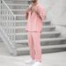 Men's Fashion Shirts And Casual Pants Two-piece Set Hot-selling Men's Clothing New Fit Trendy Solid Color Men's Fashion Suit_maomaolike.com