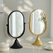 Desktop Oval Small Mirror, High‑appearance Dressing Table Mirror, Suitable For Dorms, Home, And Bedrooms As A Makeup Mirror._maomaolike.com