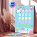 Unicorn Themed Reward Chart Painting Poster, Cute Pastel Cartoon Unicorn & Rainbow Scene Poster, Practical Progress Tracker To Reward Accomplishments_maomaolike.com