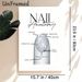 Nail Anatomy Painting Poster, Sleek Clear Nail Structure Diagram Poster, Informative Nail Anatomy Guide Ideal For Nail Salon, Beauty Studio_maomaolike.com