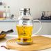 Glass Pot Household Kitchen Explosion-proof Food-grade Soy Sauce Vinegar Seasoning Bottle Large Capacity Stainless Steel_maomaolike.com