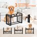 Elevated Dog Bowls,Height Adjustable Metal &Wood Raised Dog Bowl With 2 Pack Stainless Steel Dog Food & Water Bowls,Non-Slip Dog Bowl Stand For Small Medium Dogs,Cats And Pets_maomaolike.com