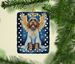 Wirehaired Pointing Griffon My Angel Porcelain Ornament Christmas Tree Hanging Decorations For Home Christmas Holiday, Rectangle, Gift, Multicolor_maomaolike.com