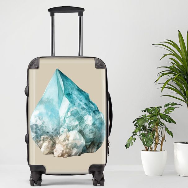 Crystal5 Luggage, 20/24/28 Inch Luggage, Carry-On, Custom Luggage, Luggage Set, Suitcase, Travel, Vacation, Cabin Suitcase, Custom Suitcase, Personalized Luggage_maomaolike.com