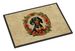 Dachshund Christmas Flowers Doormat Front Door Mat Indoor Outdoor Rugs For Entryway, Non Slip Washable Low Pile, 24H X 36W_maomaolike.com