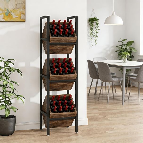 Stable Wine Storage Stand,Chic Wine Rack_maomaolike.com