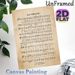 "Love Lifted Me" Hymn Sheet Music Painting Poster, Vintage-style Retro Hymn Sheet With Musical Notes & Lyrics Poster, Nostalgic Religious Music Decor_maomaolike.com