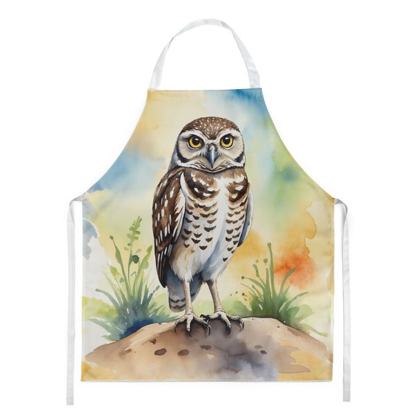 Burrowing Owl Apron Cooking Kitchen Server Baking Crafts Gardening For Adult Women Men, Unisex, Large, Multicolor_maomaolike.com