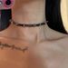 Y2K Fashion Gothic Leather Chain Choker Necklace For Women Men Trendy Vintage Goth Halloween Collar Jewelry Accessories_maomaolike.com