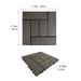 Wood Plastic Composite Deck Tiles Set Of 20pcs, Composite Decking Resist Rust, Patio Flooring Outdoor Waterproof, Floor Tiles For Balcony, Backyard, Indoor And Outdoor Use, 12x12in_maomaolike.com