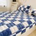 Winter Coral Milk Velvet Sheet Single Piece Quilted Bed Cover 2024 New Model Mattress Protector With Fleece_maomaolike.com
