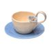 Handmade 3D Ceramic Coffee Cup And Plate Set_maomaolike.com