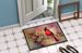 Cardinal Doormat Front Door Mat Indoor Outdoor Rugs For Entryway, Non Slip Washable Low Pile, 24H X 36W_maomaolike.com