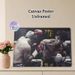 Boxing Match Painting Poster, Dynamic Monochrome-toned Fierce Boxing Duel Scene Poster, Captures Intense Competitive Sports Energy, Ideal For Gym, Man_maomaolike.com