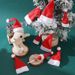 Cross-Border New Lollipop Mini Knife And Fork Cover Non-Woven Hat Christmas Decorations_maomaolike.com