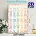 Sight Words 101-200 Painting Poster, Colorful Structured Educational Poster, Assists Sight Word Learning Ideal For Study Areas, Classrooms_maomaolike.com