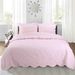 Ultrasonic Quilted Bedspread Set - 3-Piece American-Style Soft Embossed Duvet Cover (Machine Washable, Lightweight &_maomaolike.com