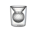 Golf Double-layer Glass Cup, High Borosilicate Thick Glass Water Cup, Transparent And Heat-insulating Milk Beverage Cup_maomaolike.com