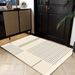Living Room Rug Large Size Gorgeous Gold Frame Design Bedroom Rug Plush Thickened Machine Washable Thickened Underlay Interior Decorative Rug_maomaolike.com