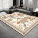 Living Room Rug Large Size Gorgeous Gold Frame Design Bedroom Rug Plush Thickened Machine Washable Thickened Underlay Interior Decorative Rug_maomaolike.com