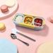 304 Stainless Steel Independent Compartment Sealed Lunch Box, Large Capacity With Spoon And Chopsticks, Food Grade Special Lunch Box_maomaolike.com