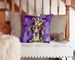 German Shorthaired Pointer King Of Mardi Gras Throw Pillow Machine Washable, Indoor Outdoor Decorative Pillow For Couch, Bed Or Patio, 14Hx14W_maomaolike.com