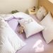 Wholesale INS Girl Heart Korean Skin-Friendly Bubble Wrinkled Yarn Four-Piece Princess Style Washed Cotton 4-Piece Set_maomaolike.com