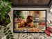 Cocker Spaniel Christmas Cookies Doormat Front Door Mat Indoor Outdoor Rugs For Entryway, Non Slip Washable Low Pile, 24H X 36W_maomaolike.com