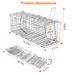 Foldable Rat Trap Cage Humane Live Rodent Trap Cage Galvanized Iron Mice Mouse Control Bait Catch With Detachable L Shaped Rod_maomaolike.com