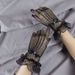 Unisex Thin mesh gloves women hollow fashion sexy black stretch lace gloves lace performance_maomaolike.com