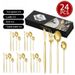Premium 24-Piece Stainless Steel Cutlery Set Knife Fork Spoon Tableware Elegant Dining Utensil Gift Box Home_maomaolike.com