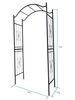 Metal Garden Arch Garden Arbor Trellis Climbing Plants Support Arch Outdoor Arch Wedding Arch Party Events Archway Black_maomaolike.com