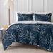 Home Furniture Quilt Cover Set Printed Branches And Leaves Ab Version Three Piece Set Double Sided_maomaolike.com